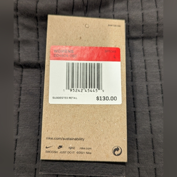 Nike Tech Pack Pullover Sweatshirt Bell Sleeves Loose Fit Grey Size Large NWT - Picture 6 of 7